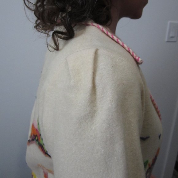 Vintage embroidered Mexican souvenir jacket 1950s - Picture 6 of 11